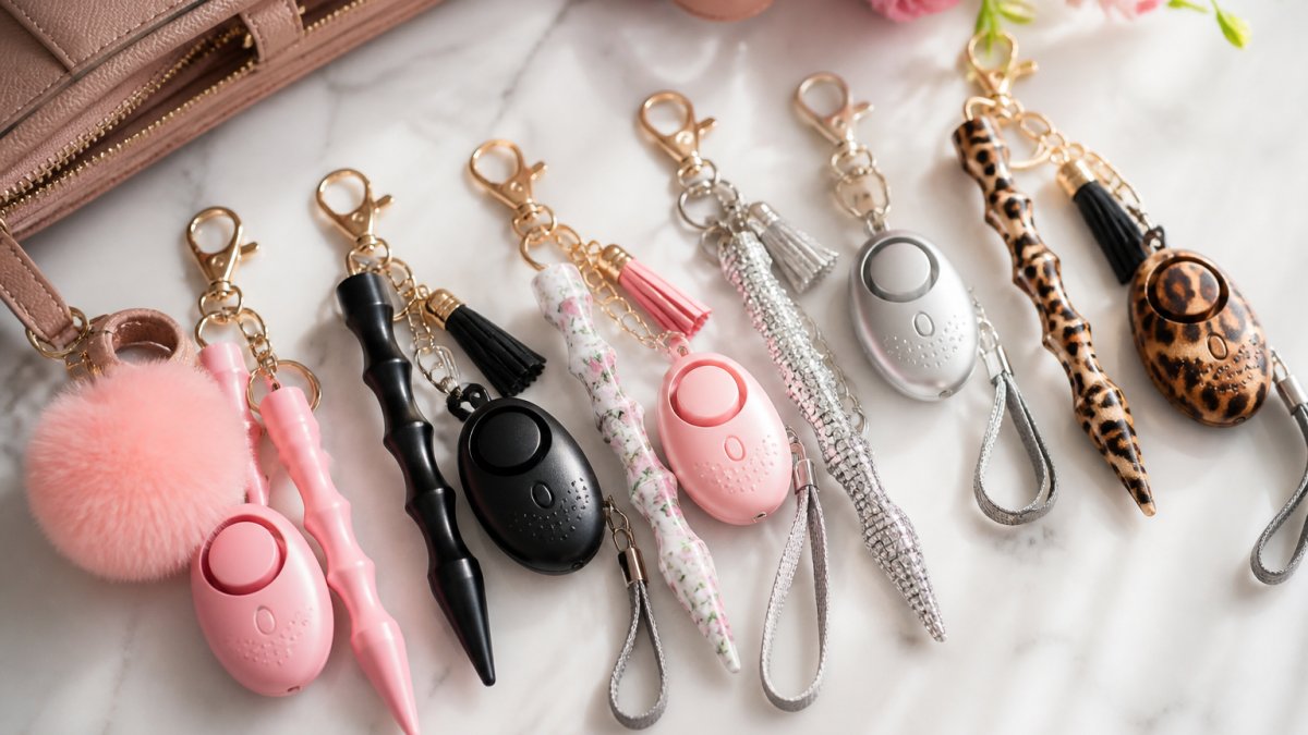 Stylish Safety Keychains for Women: 8 Best Sets