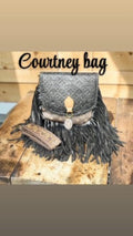 Courtney Black Fringe Crossbody Bag – Western Designer Inspired Purse | Pre-order