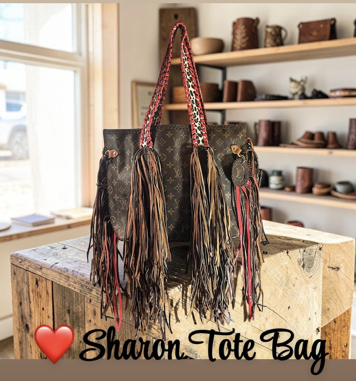 The Sharon Fringe Tote